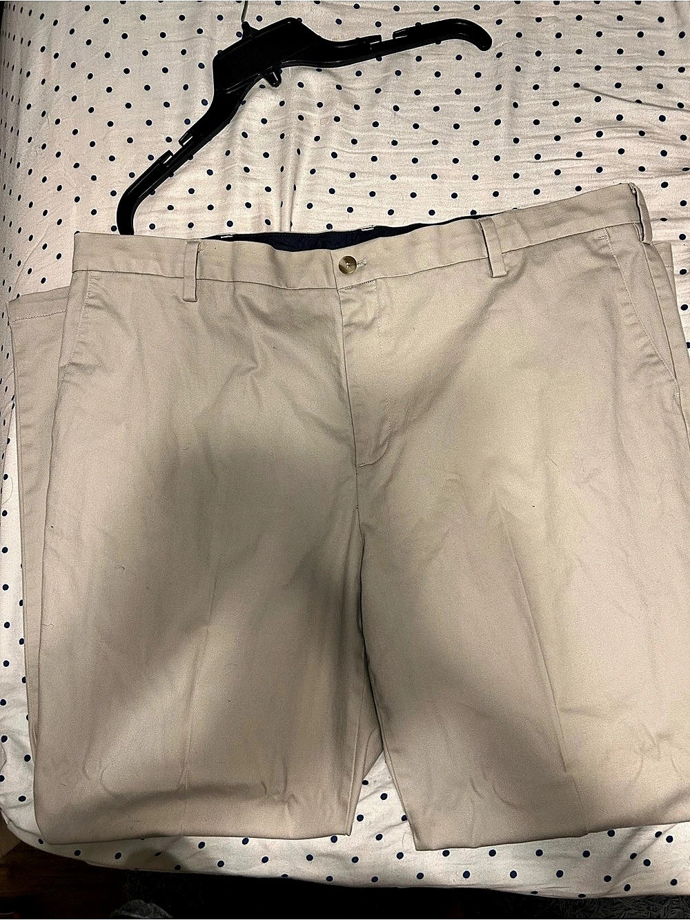 Dockers Men's Flat Front Shorts Beige Waist 36